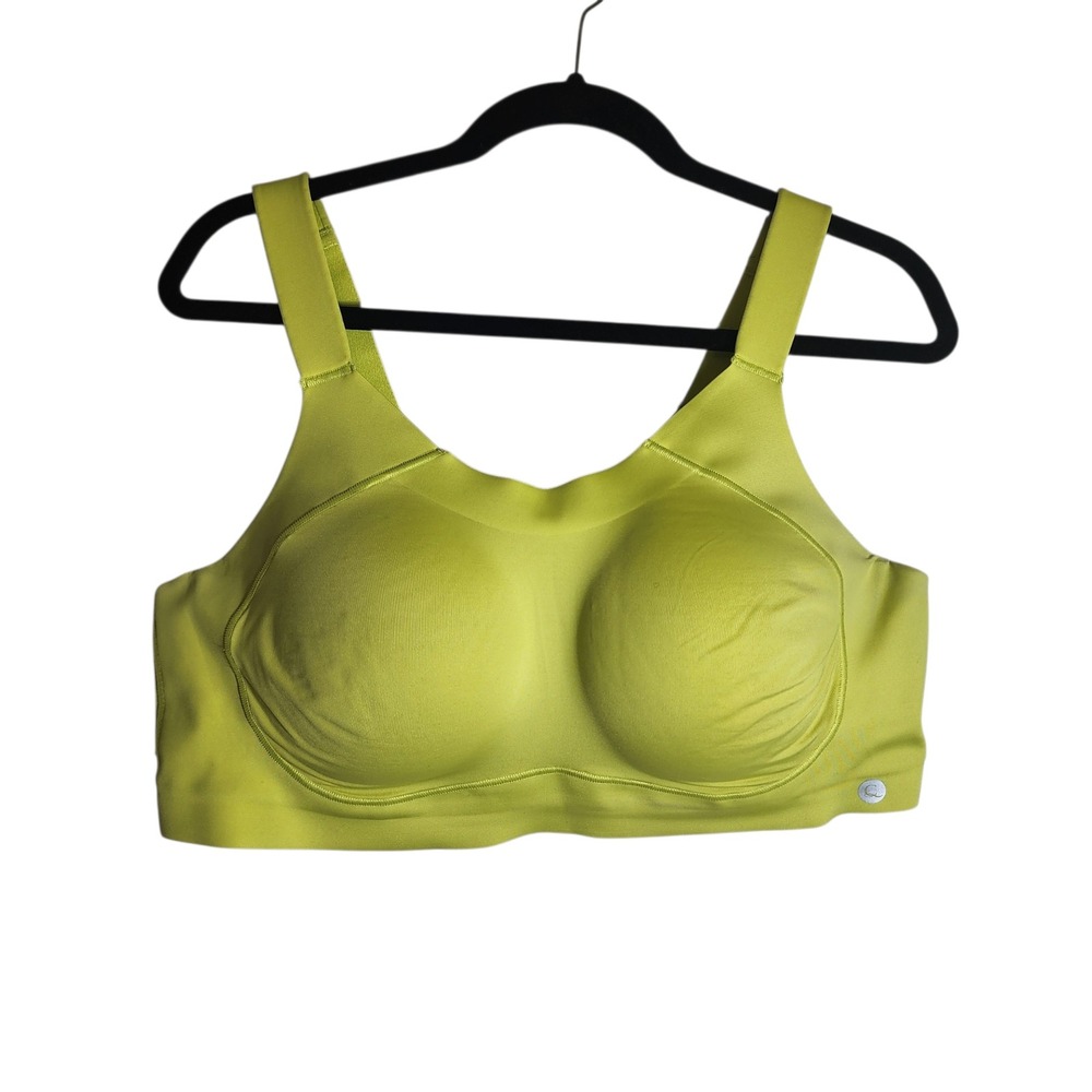 Cacique LIVI Active High Impact Underwire Sports Bra Neon Lime Green 42DD